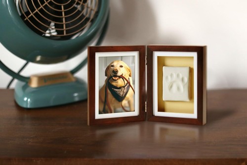 Pet Paw Print Photo Frame with Clay Imprint Kit, Pawprint Making Kit, Cat or Dog - Picture 5 of 5