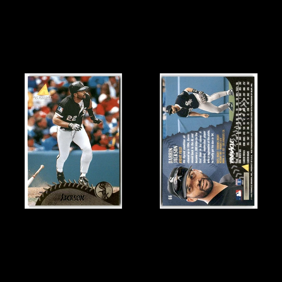 Darrin Jackson #66 1995 Pinnacle Chicago White Sox Baseball Card MLB NM - Image 3 of 3
