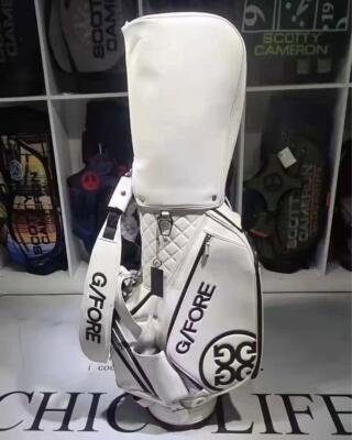 G/FORE GOLF カートバック　ホワイト G FORE Caddy Bag Golf Bag White New with tags PU 4.5kg From