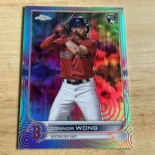 2022 Topps Chrome Sonic Lite Base Aqua/Pink Sonic #39 Connor Wong /199