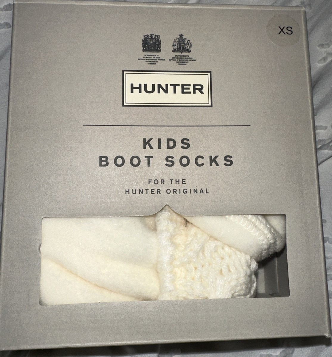 HUNTER KIDS BOOT SOCKS Tall Hunter White XS NIB | eBay