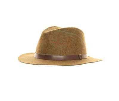 Mens Ladies Tweed Fedora With Faux Leather Band 2 Colours 4 Sizes Mens Ladies Tweed Fedora With Faux Leather Band 2 Colours 4 Sizes
