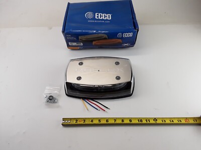 Amber Mini Emergency LED Light Bar 12-24V ECCO 5550A Reflex 4-Bolt