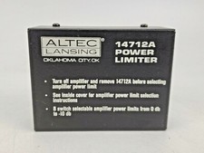 Vintage Altec 14712A Dual Channel Power Limiter Audio Amplifier AS IS