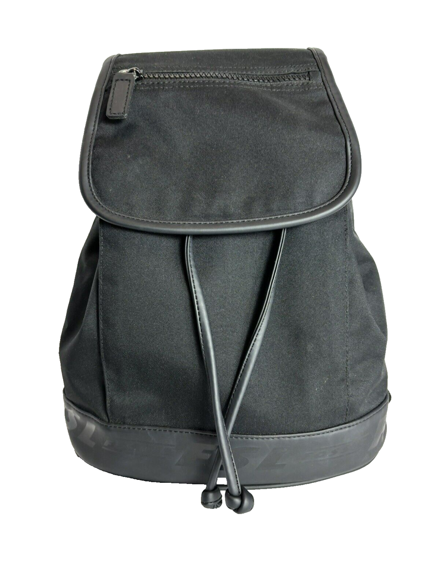 Fossil Black Backpack Drawstring With Flap Closure | eBay display picture 1