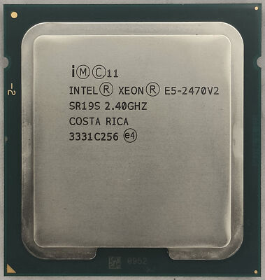 Intel Xeon E5-2470 V2 SR19S 2.4 GHz 10cores 20Threads 95W LGA-1356 CPU Processor