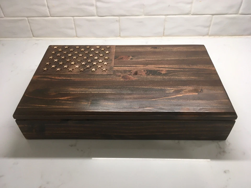 Colt Python 6" Barrel Case with American Flag Insert - Image 3 of 4