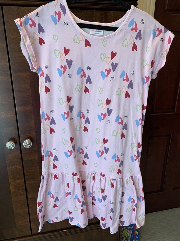 EUC Girl’s Hanna Andersson Hearts Dress- Size 12