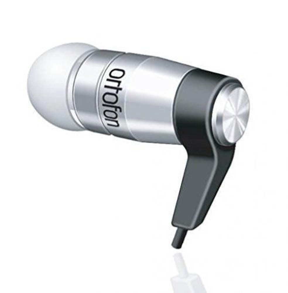 NEW Ortofon e-Q7-S type Earphone Canal Headphone Silver Earbud