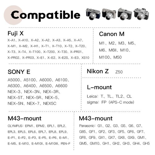 TTArtisan 35mm F1.4 APS-C Lens for Canon RF Mount Cameras R7 R10 EOS R RP R5 R6 - Picture 8 of 12