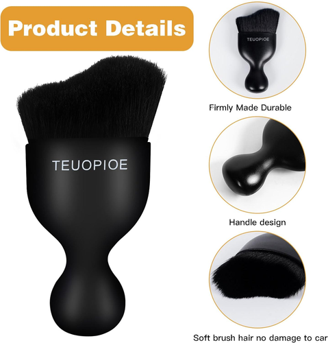 Car Interior Cleaning Brush,Auto Soft Hair Car Brush, Car Interior Dust Brush,Ca - Picture 3 of 8
