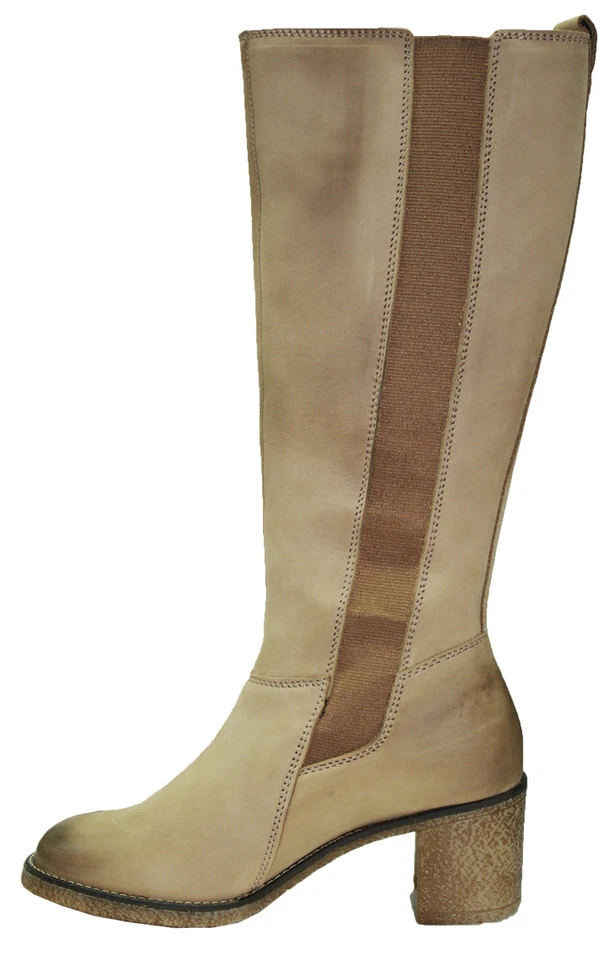 KICKERS Bottes femme KILFO  femme cuir nubuck beige vieilli taille 37 - Photo 4/4