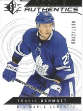 2018-19 SP Hockey - #132 - TRAVIS DERMOTT - ROOKIE - 0032/1199