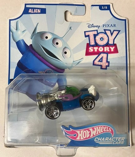 Disney Pixar Toy Story 4 Hot Wheels Character Cars - Alien (NEW)