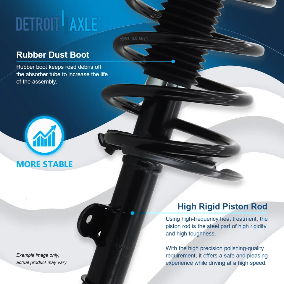 Front Struts Lower Control Arms Tie Rod Sway Bar for 2004-2008 Chrysler Pacifica - Изображение 4 из 4