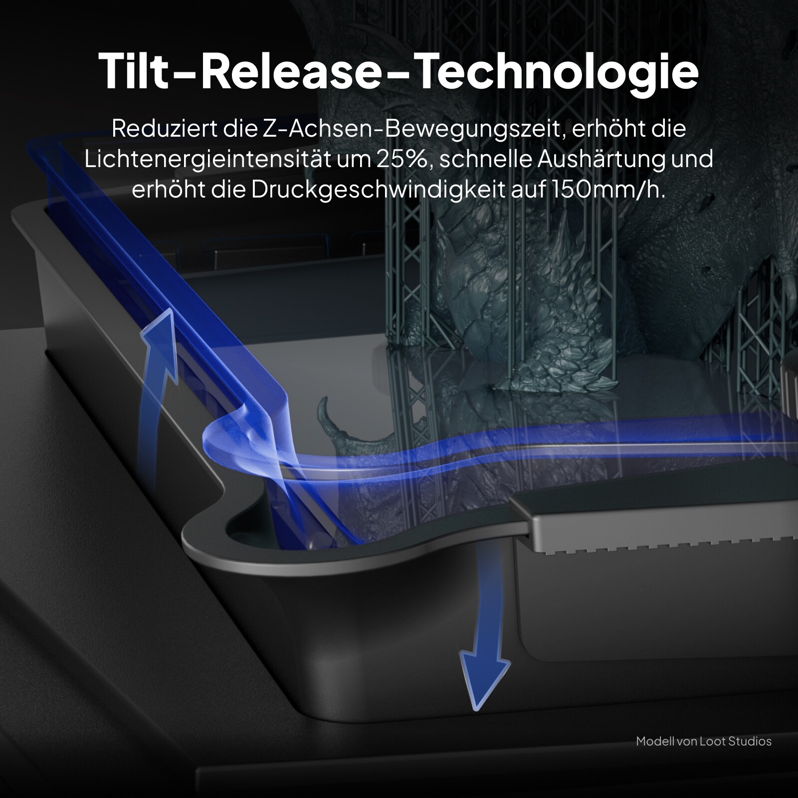 ELEGOO Saturn 4 Ultra 16K Harz 3D-Drucker &Smart Tank Heizung bei 30 °C 150mm/h - Bild 3