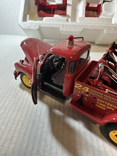 1953 Chevy Wrecker Danbury Mint Road Service Red Tow Truck W/ Box New - 第 5/8 張圖片