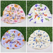 laddu Gopal Winter Dress Pack of 4 with Cap , bal Gopal ji, klrishna ji Size 4