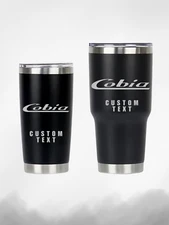 COBIA BOAT TUMBLER | 20/30OZ | ENGRAVED TUMBLERS | CUSTOM | FREE PERSONALIZATION