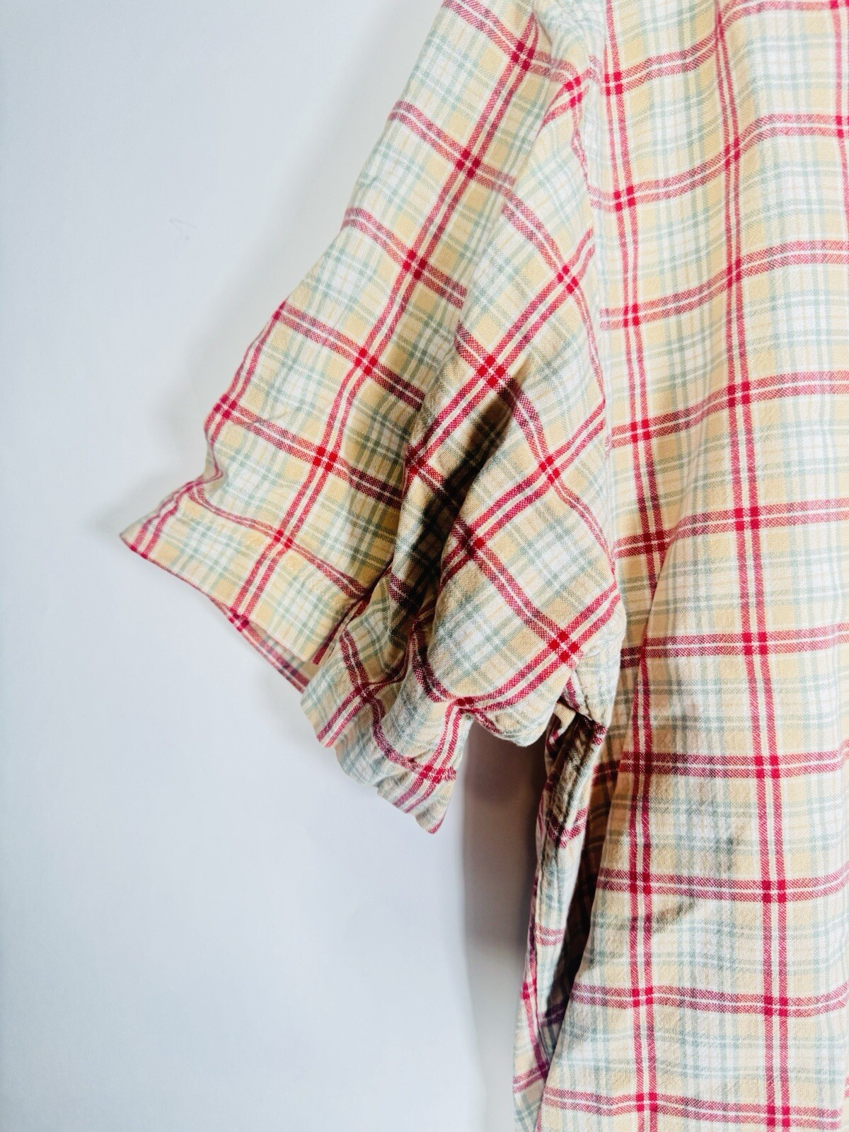 Pendleton Button Down Shirt Mens Medium Tan & Red… - image 2