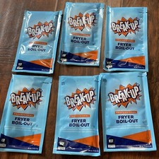 Diversey Break-Up Professional Fryer Boil-Out, 2 oz. 6 Packets 
