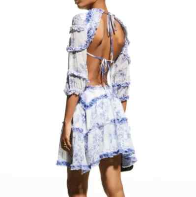 blue and white greece dress Santorini - Maxi Dress main image 1