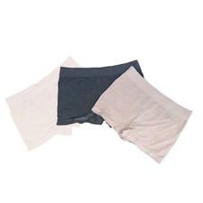 Breezies Women's Seamless Boyshort Panties Set of 3 Solid Neutral Small Size
