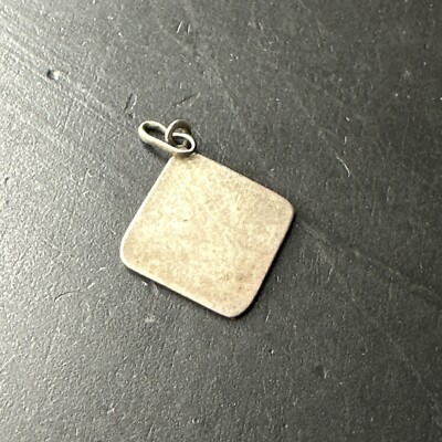 Pendentif Ancien En Argent Massif 925 - Style Art Déco - Créateur, Breloque Religieuse - Occasion