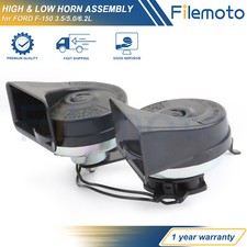 Snail Horn High Low Dual Pitch Assembly On Radiator For 09-14 Ford F-150 490hz Snail Horn High Low Dual Pitch Assembly On Radiator For 09-14 Ford F-150 490hz