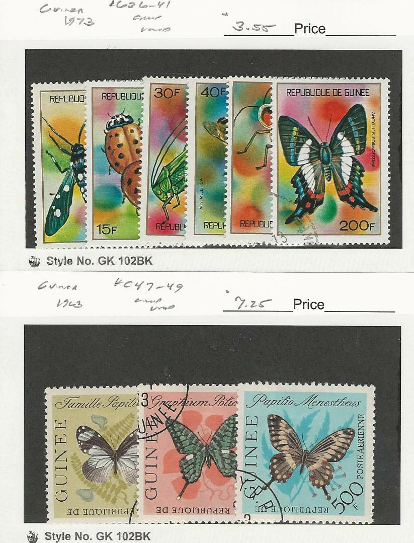 Guinea, Postage Stamp, #636-641, C47-C49 Used, 1963-73