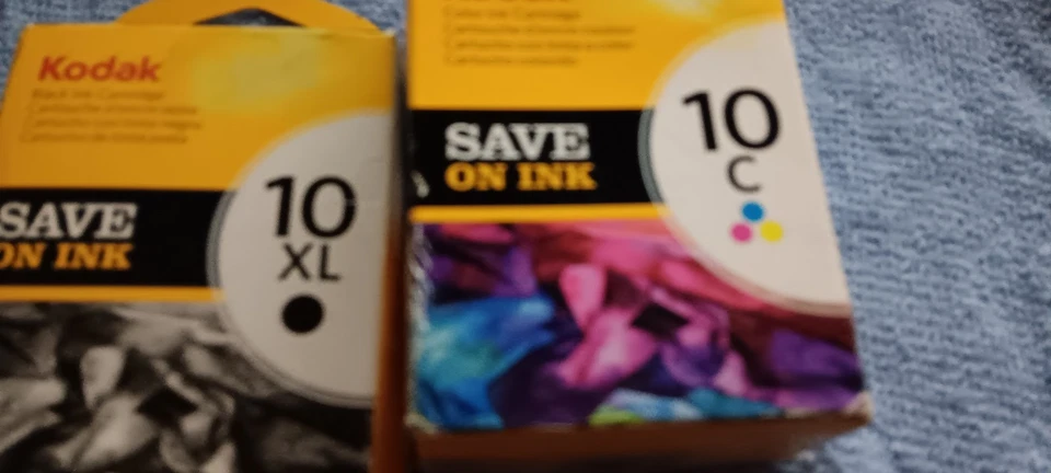 Kodak 10C Colour Ink & Kodak 10XL Black Cartridge New & Sealed - Image 2 of 4