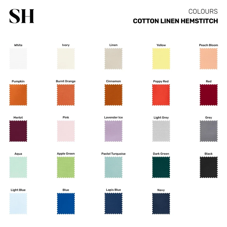 White Tablecloth 58 x 104 Inch - Cotton Linen Hemstitch Rectangular Tableclot... - Image 3 of 4