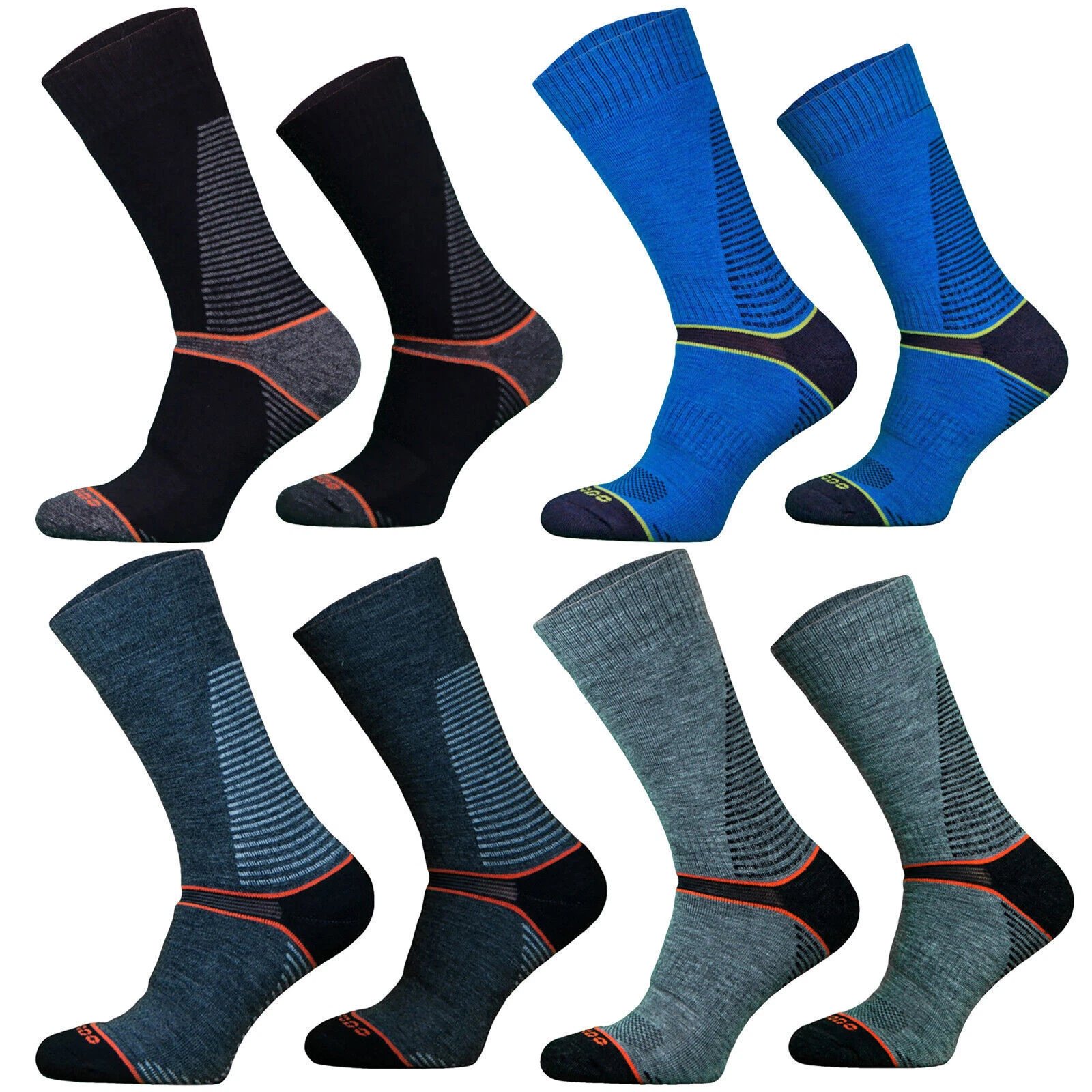 Comodo - Merino Wool Walking Hiking Socks for Hot Weather | Mens & Ladies