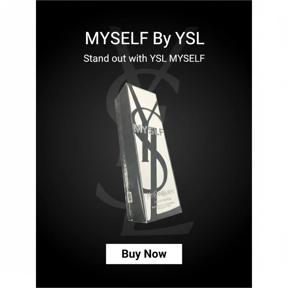 ¡NUEVO! Yves Saint Laurent YSL Myself le Parfum Hombres 3.3oz (100ml) Envío Gratis EE. UU. Foto 3 de 4