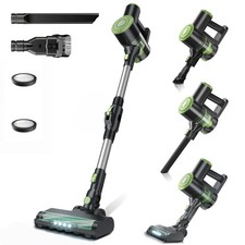 Cordless Vacuum Cleaner, Lightweight Stick Vacuum Cleaner, 6 in 1, Self-Stand...