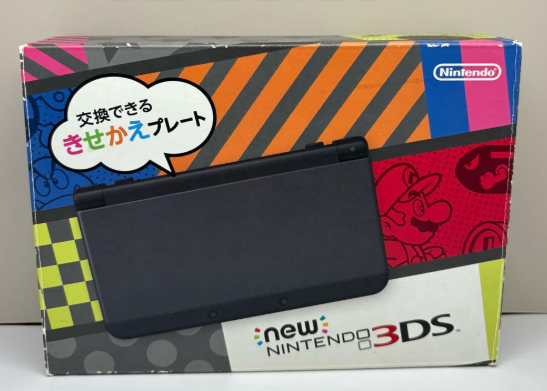 3DS/ブラック/カセット6個付 NEW Nintendo 3DS System Model Console kisekae Black From Japan New