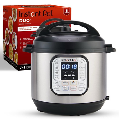 #ad Instant Pot Duo 7 in 1 Electric Pressure Cooker Stainless Steel Black 8Qt... $109.99