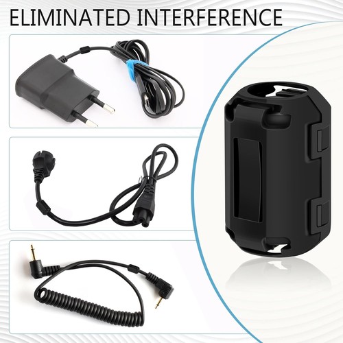 25 Stck. Ferrit Drosseln Ferrit Perlen Snap on RFI EMI Rauschunterdrücker Kabel Clip f - Bild 7 von 8