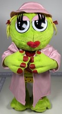 Gemmy Frogz Rap It Ribbit Plush Frog Valentine Raining Men singing WORKS