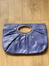 NY&C Women’s Snap Clutch Purple Bag Purse