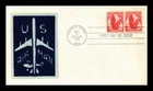 US COVER AIR MAIL 5C EAGLE FIRST DAY ISSUE SCOTT C50 VELVATONE CACHET