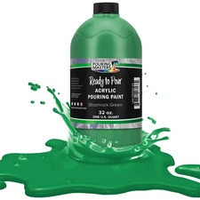 Pouring Masters Shamrock Green 32-Ounce (Quart) Acrylic Pouring Paint