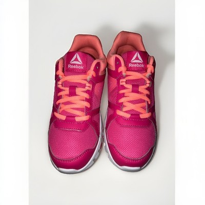 Reebok Yourflex Train 10 Kids Girls Running Shoes Size 5 Pink White CN5248 NIB!