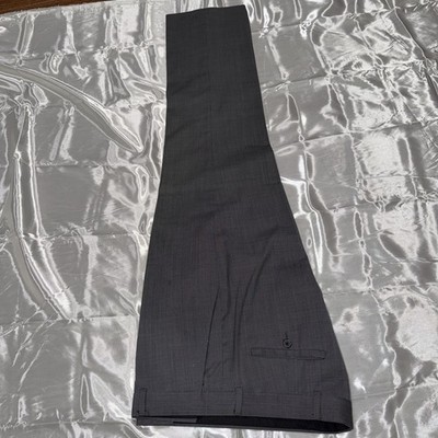 Kenneth Cole Men s Dress Pants Gray 100% Wool Size 33x39R