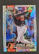 2026 Topps Series 1 JEREMIAH JACKSON Sandglitter Rookie Card RC #277 Orioles. rookie card picture