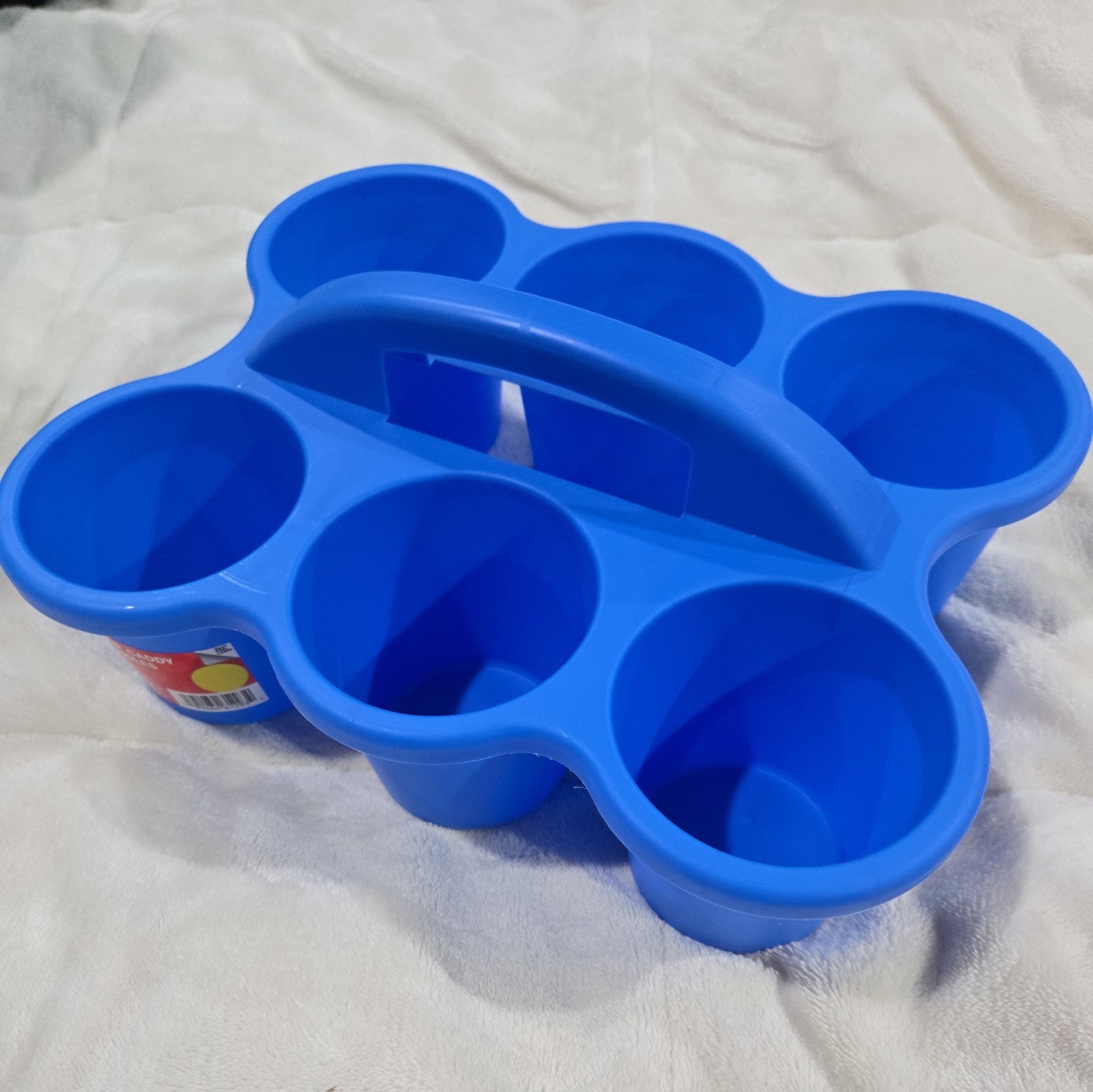  CUP CADDY 6 HOLES CARRIER  PORTABLE DRINK HOLDER (GREEN, BLUE, PURPLE & PINK)