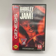 Barkley Shut Up and Jam Sega Genesis CIB