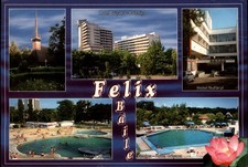 Hotel Crisana Poienita Felix Baile Romania vintage postcard r452