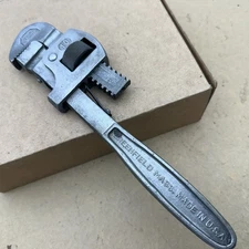 Vintage GTD 10” Pipe Wrench Greenfield Tap Die Mass Made In USA Good Shape