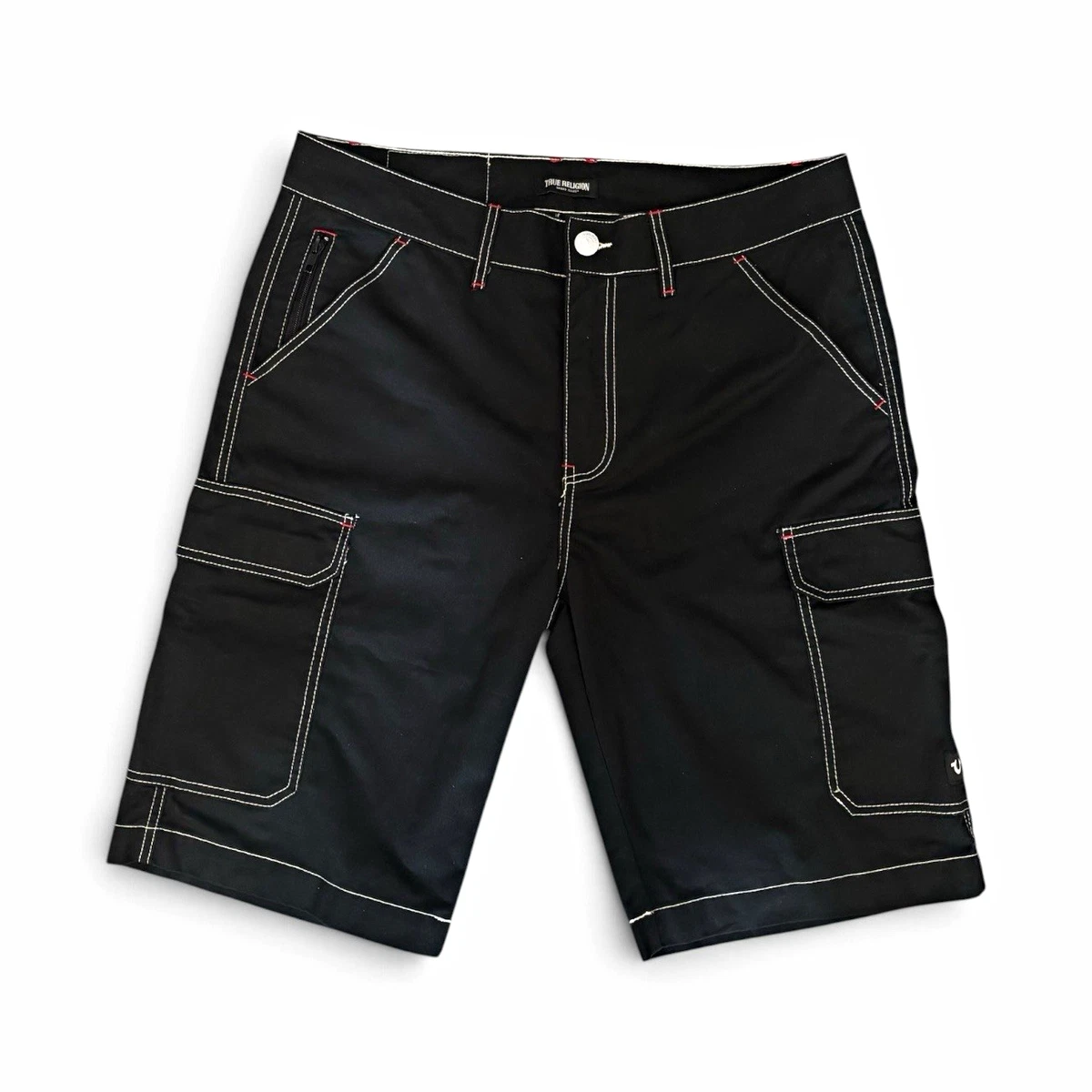 TRUE RELIGION カーゴショーツ ブラック　31 True Religion Cargo Solid Shorts for Men for sale | eBay